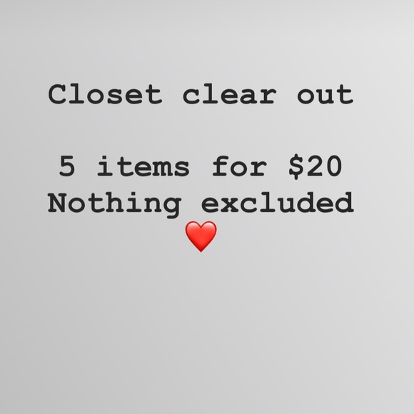 Denim - 5 items for $20